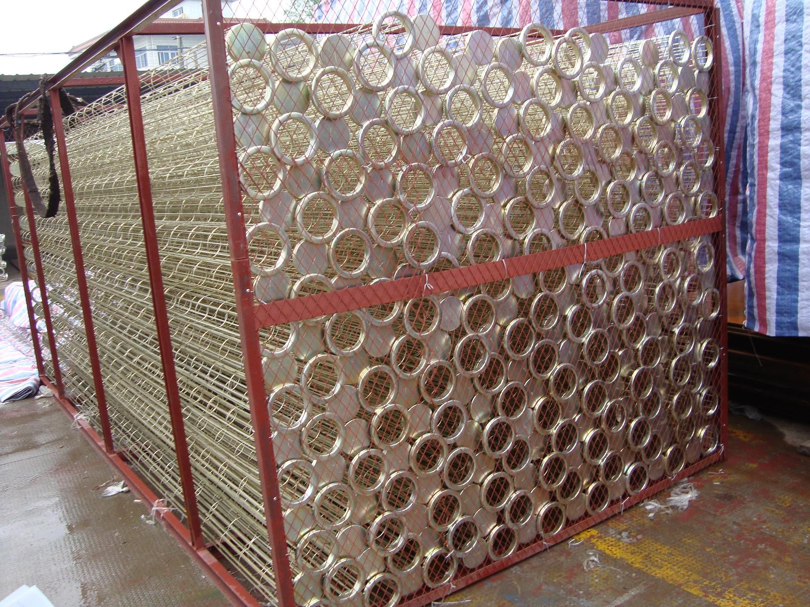 Galvanized SS304 SS316 Dust Collector Filter Cage