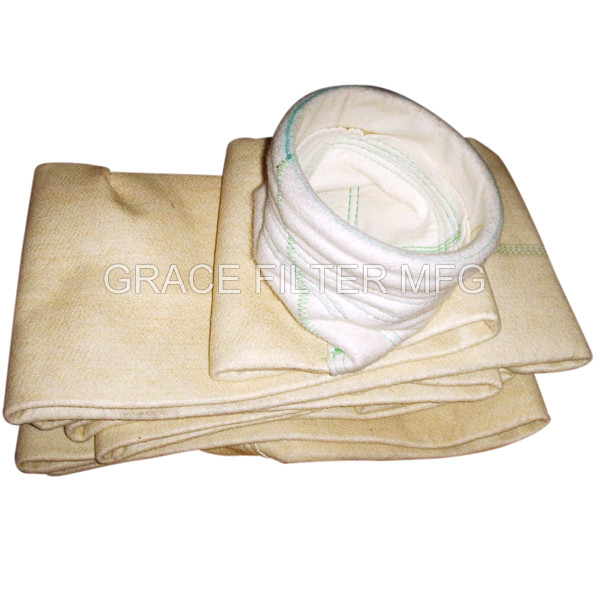 135*4500mm Dust Filter Nomex Filter Bags Asphalt Mixing Filter Bag